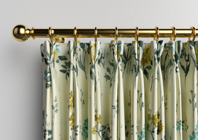 Wild Meadow, Pistachio - Made to Measure Curtains - Image 10